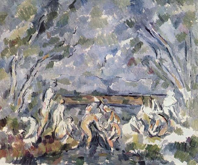 Paul Cezanne Badende